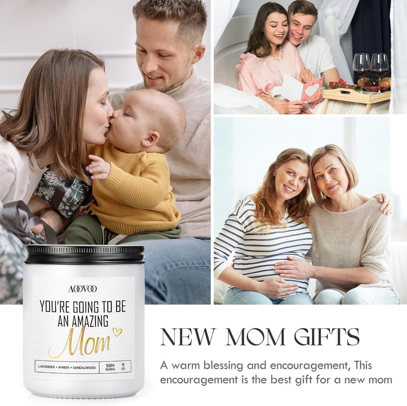 New Mom Aromatherapy Soy Candle - 9 oz Scented Gift