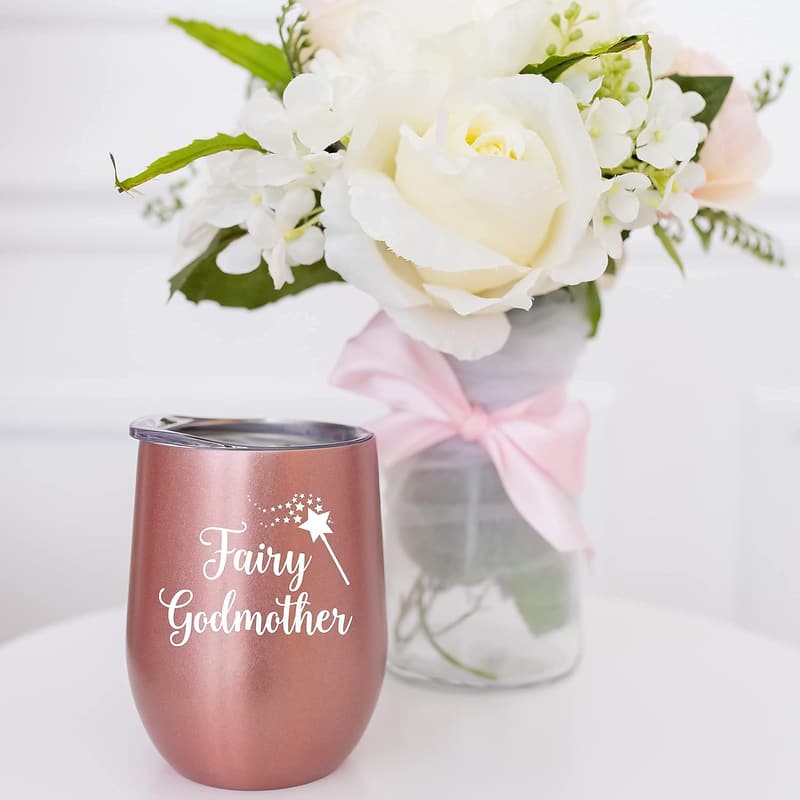 Fairy Godmother Proposal Tumbler Cup for Women - 12oz