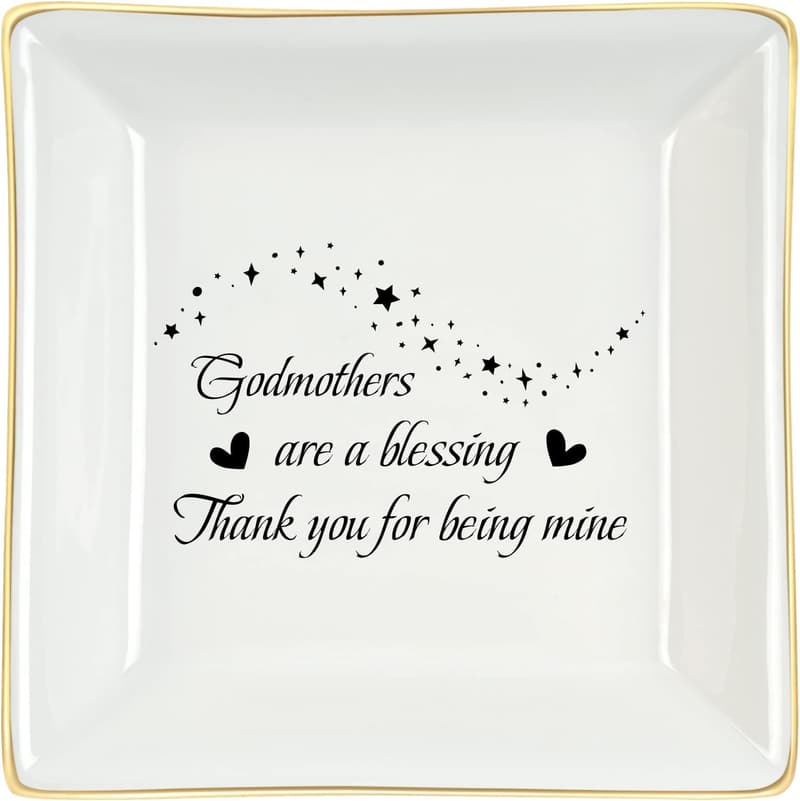Godmother Jewelry Tray - Appreciation Gift for Mother's Day