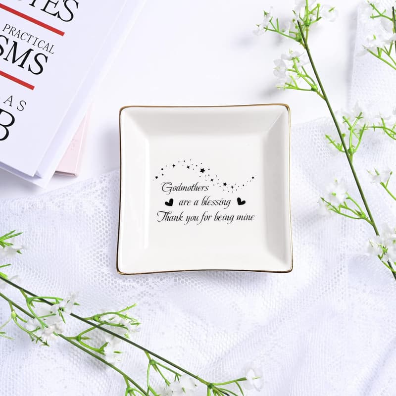 Godmother Jewelry Tray - Appreciation Gift for Mother's Day