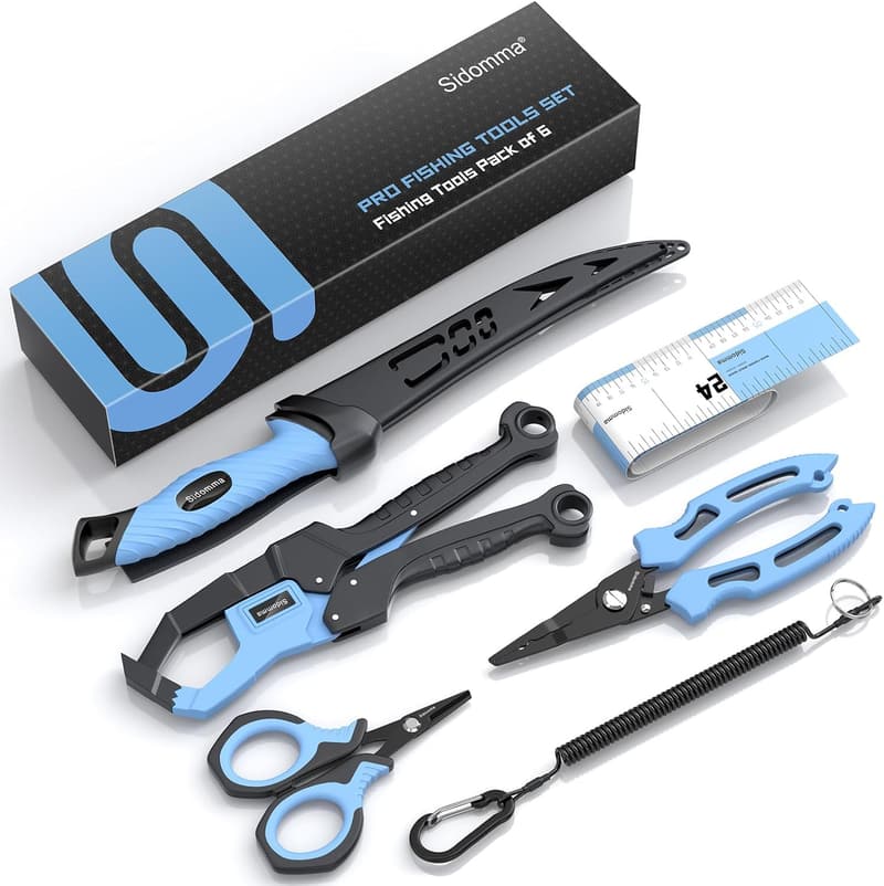 Fishing Gear Kit with Pliers, Knife & Ruler – Perfect for Men