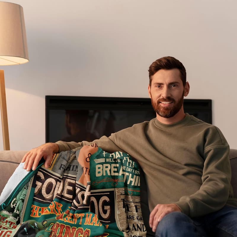 Fishing Gift Blanket for Men – 50