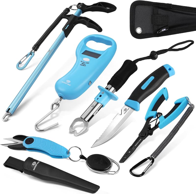 Fishing Tools Kit - Plier, Knife, Gripper & Accessories for Men
