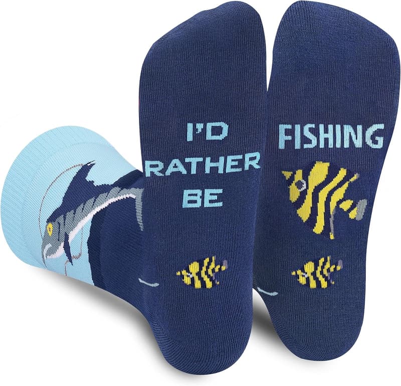 I'd Rather Be Funny Socks for Men & Women - Novelty Gift