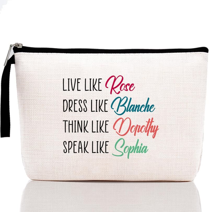 Funny Best Friends Makeup Bag - Unique Birthday Gift for Women