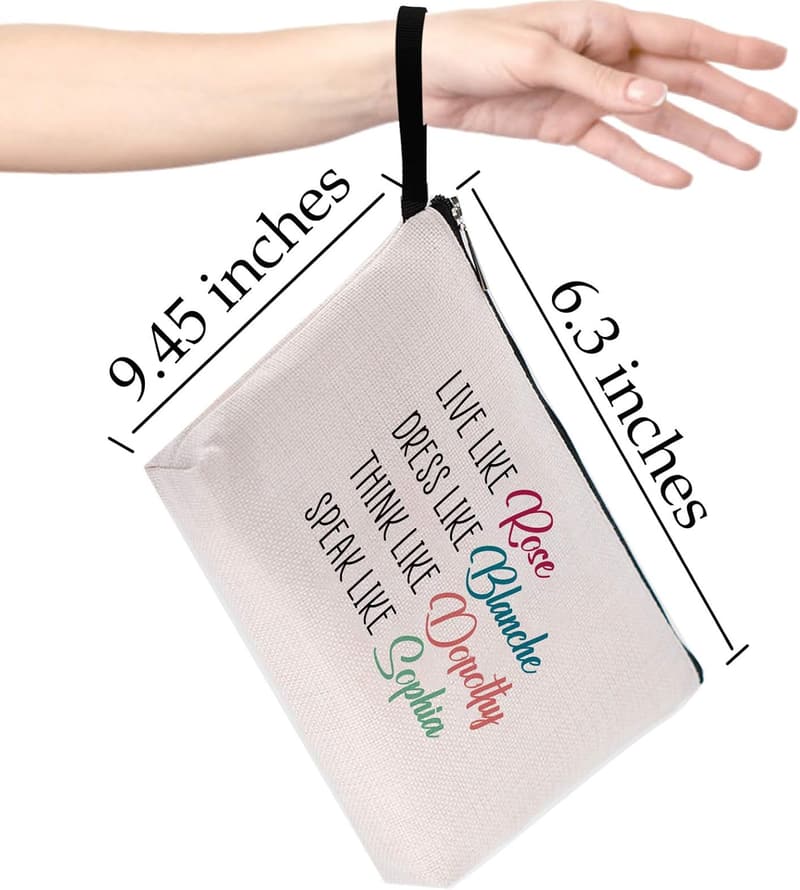 Funny Best Friends Makeup Bag - Unique Birthday Gift for Women