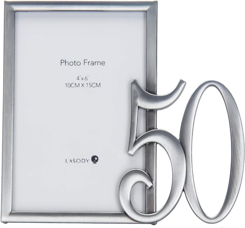 50th Anniversary Picture Frame for Celebrations