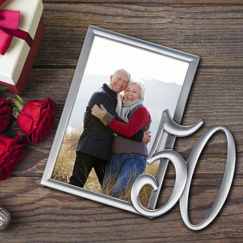 50th Anniversary Picture Frame for Celebrations