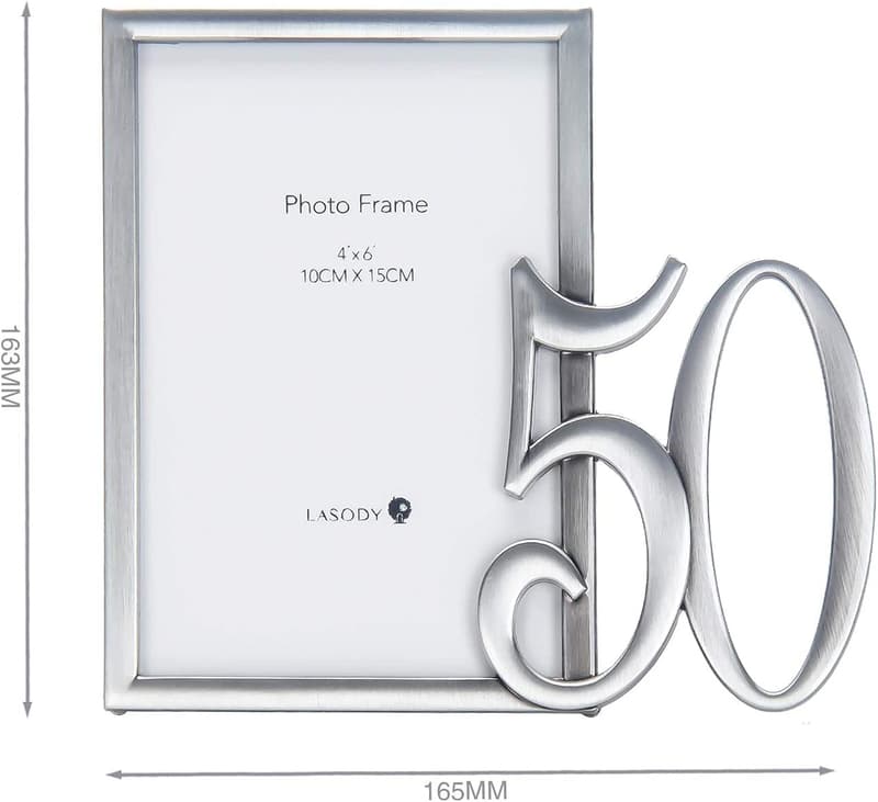 50th Anniversary Picture Frame for Celebrations