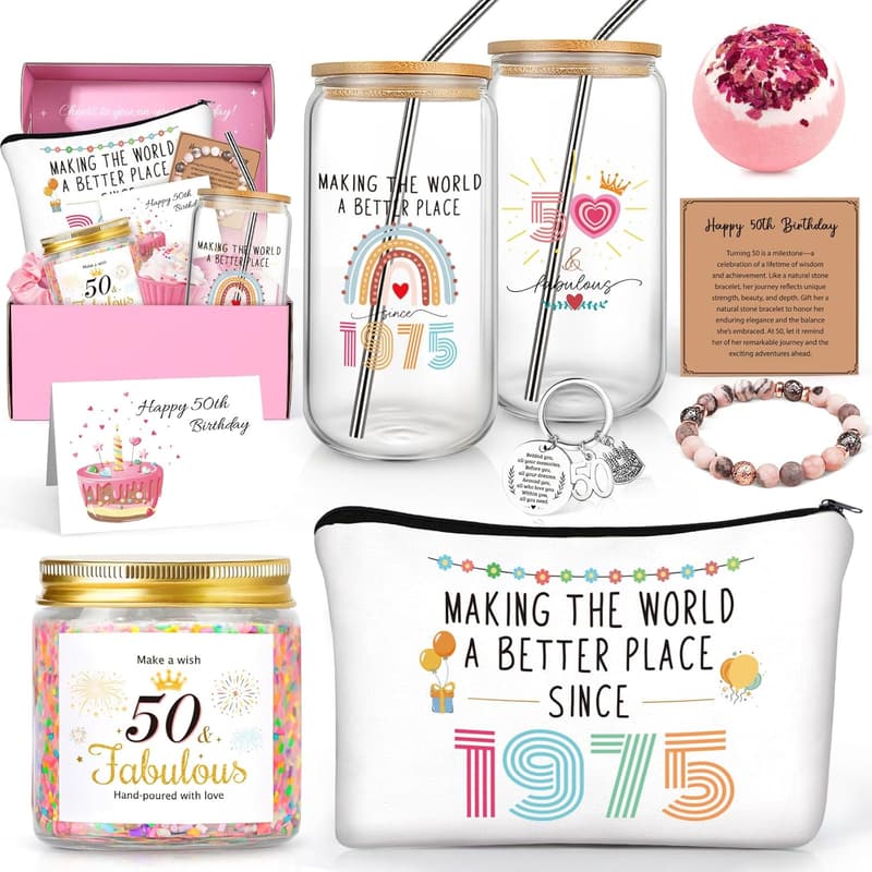 50th Birthday Gifts for Women - Unique & Fun Ideas