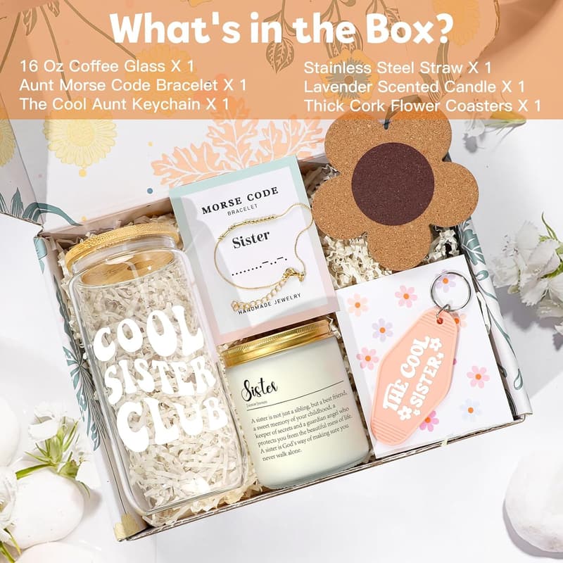 Sister Birthday Gift - Unique Presents for Little & Big Sisters