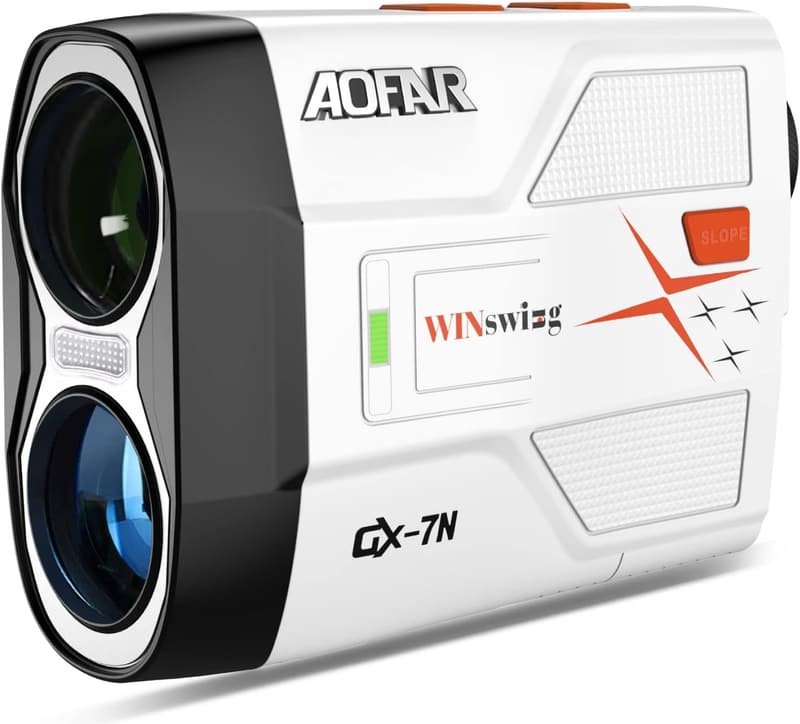 AOFAR GX-7N Golf Rangefinder with Slope & Flag-Lock, 800 Yards