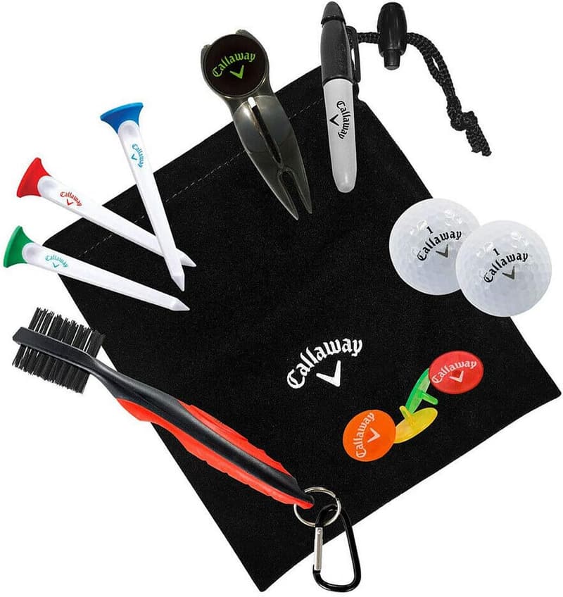 Golf Accessories Gift Set with Club Brush & Divot Tool