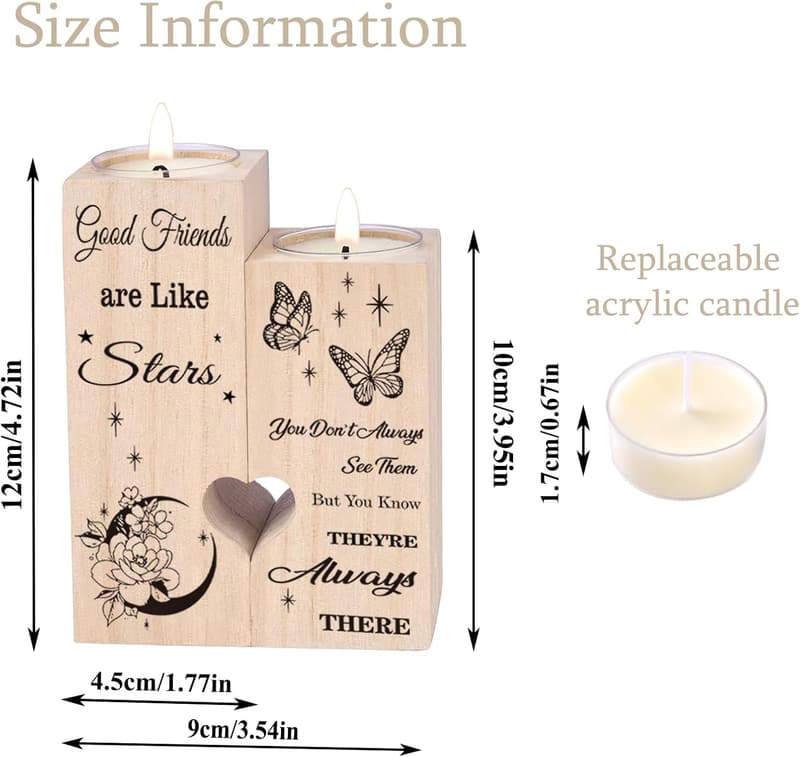 Creative Candlestick Birthday Gift for Women Friends