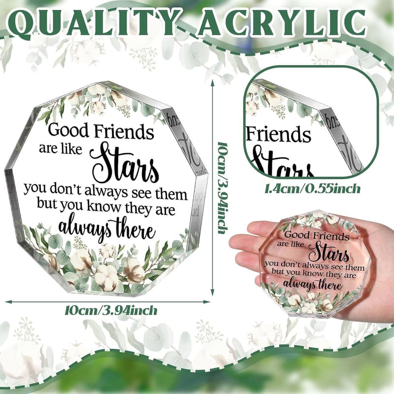 Birthday Friendship Acrylic Keepsake Plaque for Women