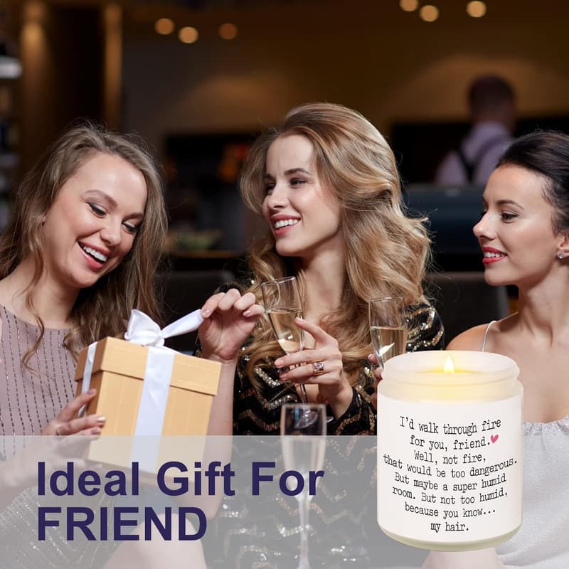 Funny Best Friend Candle - Handmade Gift for Women