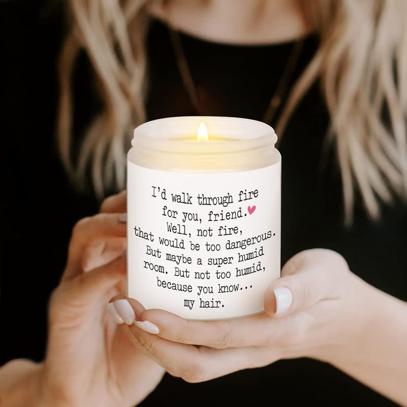 Funny Best Friend Candle - Handmade Gift for Women