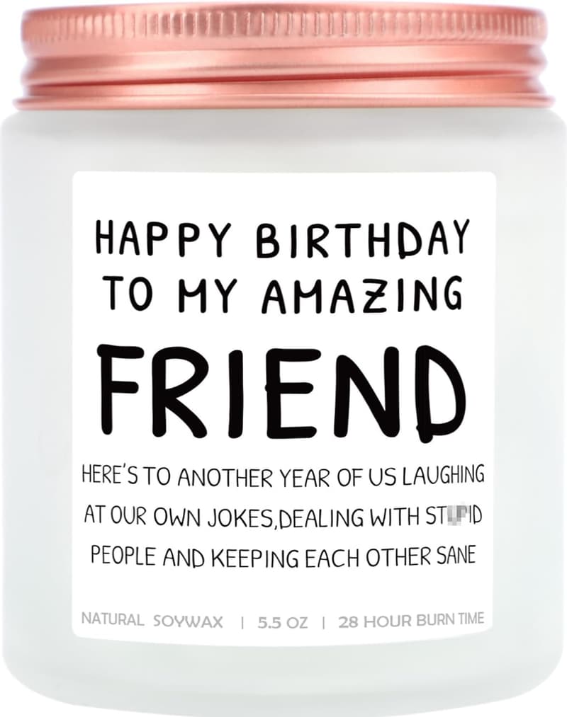 Birthday Gift - Funny Lavender Candle for Mom