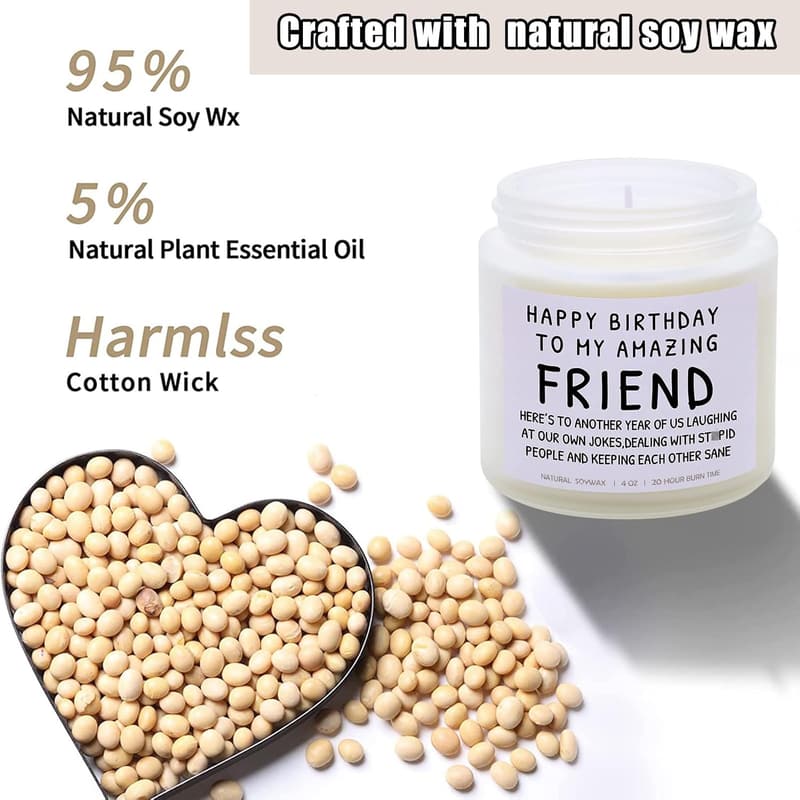 Birthday Gift - Funny Lavender Candle for Mom