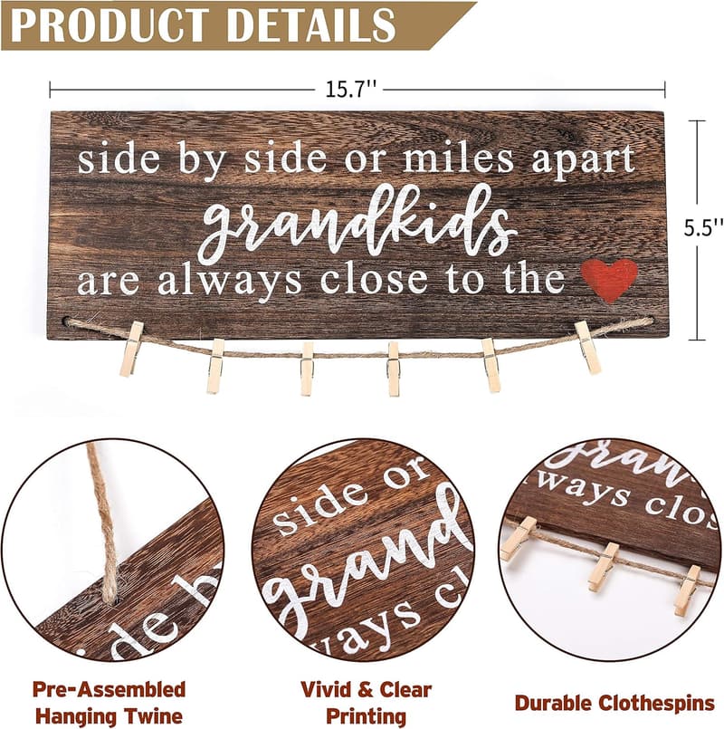 Grandparents Photo Holder – Ideal for Father's Day or Birthday