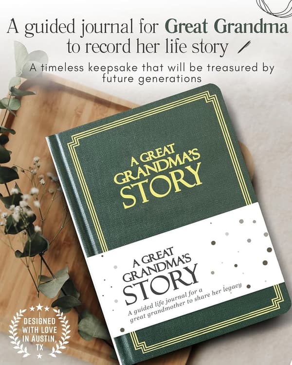 Great Grandma's Life Story Journal: Keepsake with 250+ Prompts