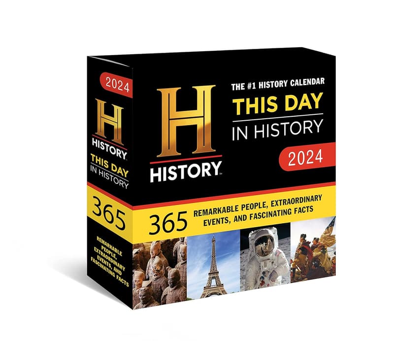 2024 History Channel Daily Desk Calendar: 365 Remarkable Events