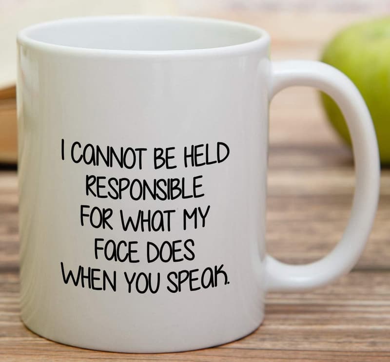 Humorous Sarcastic Mug - “I Cannot Be Held Responsible” 11 oz