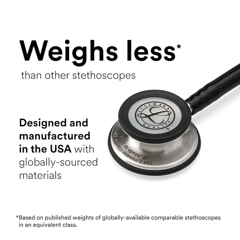 Littmann Classic III Stethoscope, Rainbow Chestpiece, 27