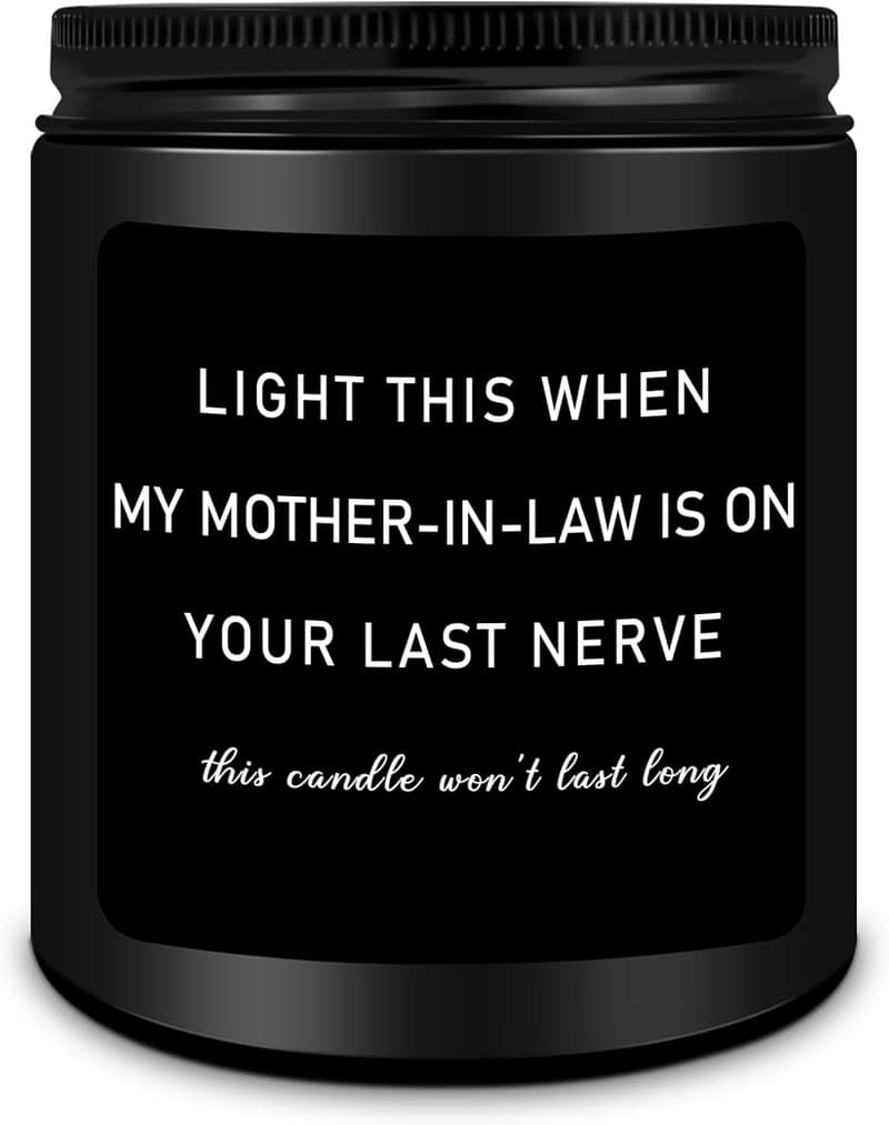 Father-in-Law's Birthday Gift - Funny Sandalwood Candle