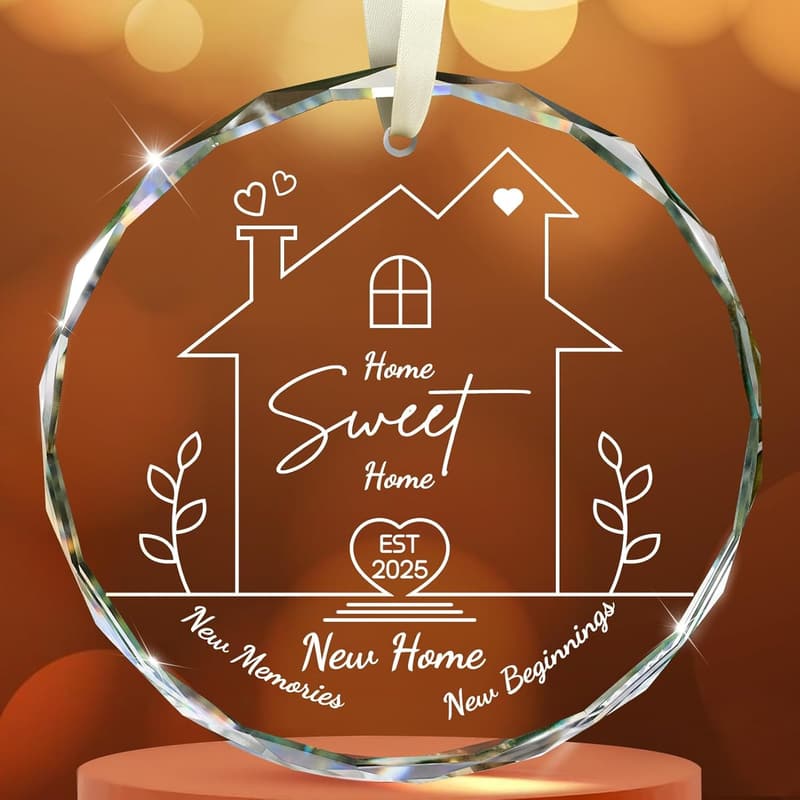 2025 Housewarming Gift: Home Sweet Home Christmas Ornaments