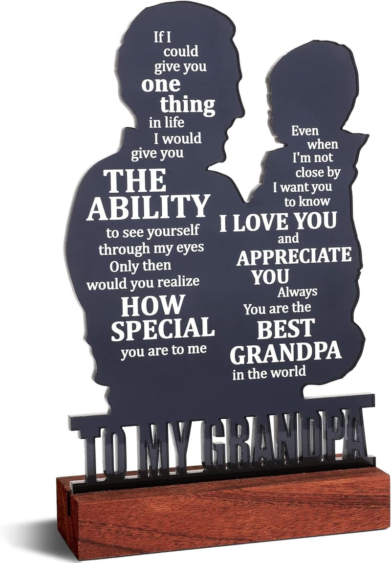 Grandpa's Birthday Gift: Personalized Items for Grandchildren