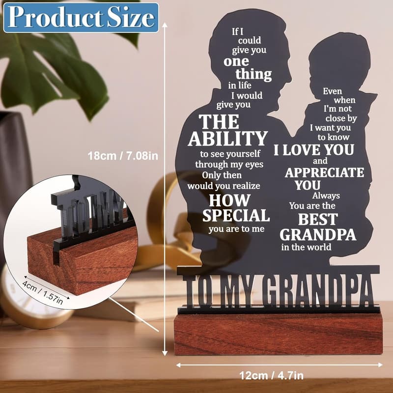 Grandpa's Birthday Gift: Personalized Items for Grandchildren