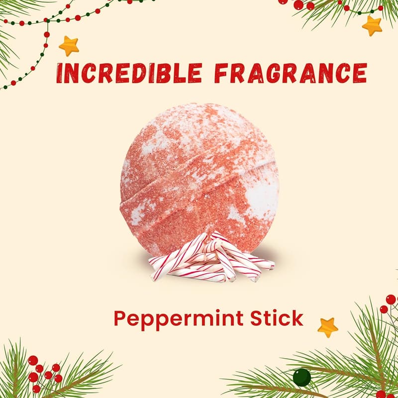 Kids' Christmas Bath Bomb Gift Set with Surprise Toys