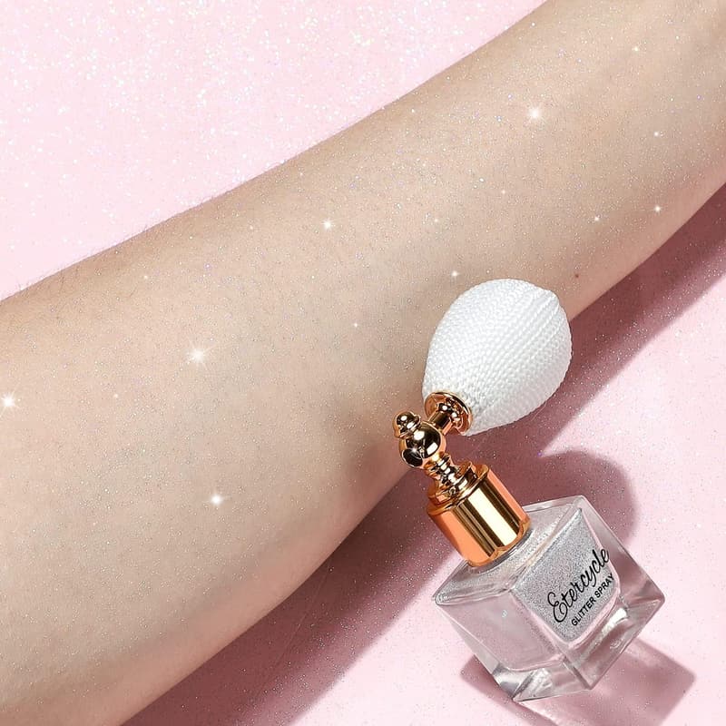 Etercycle Silver Glitter Spray for Hair and Body