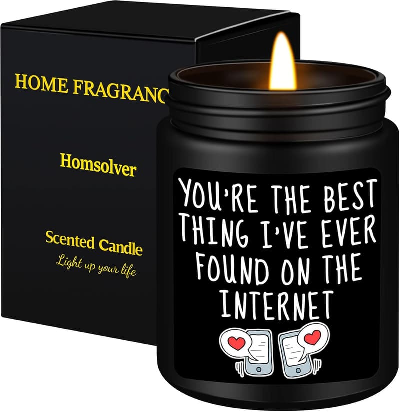 Anniversary Black Cedar & Sandwood Scented Candle for Him