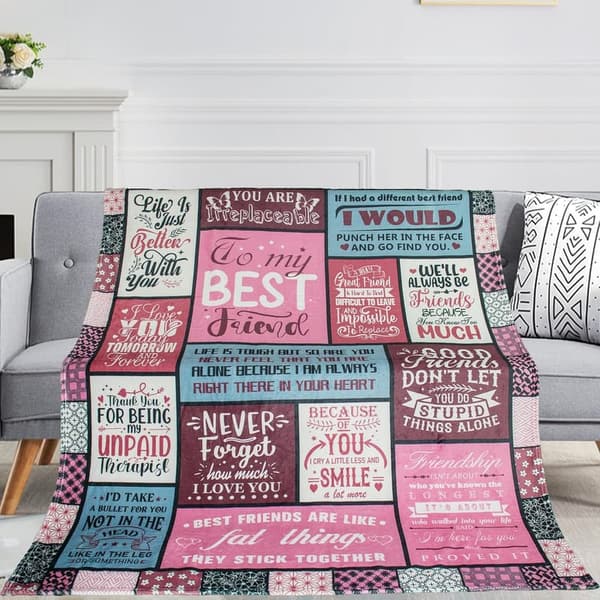 Birthday Blanket for Best Friend, 60