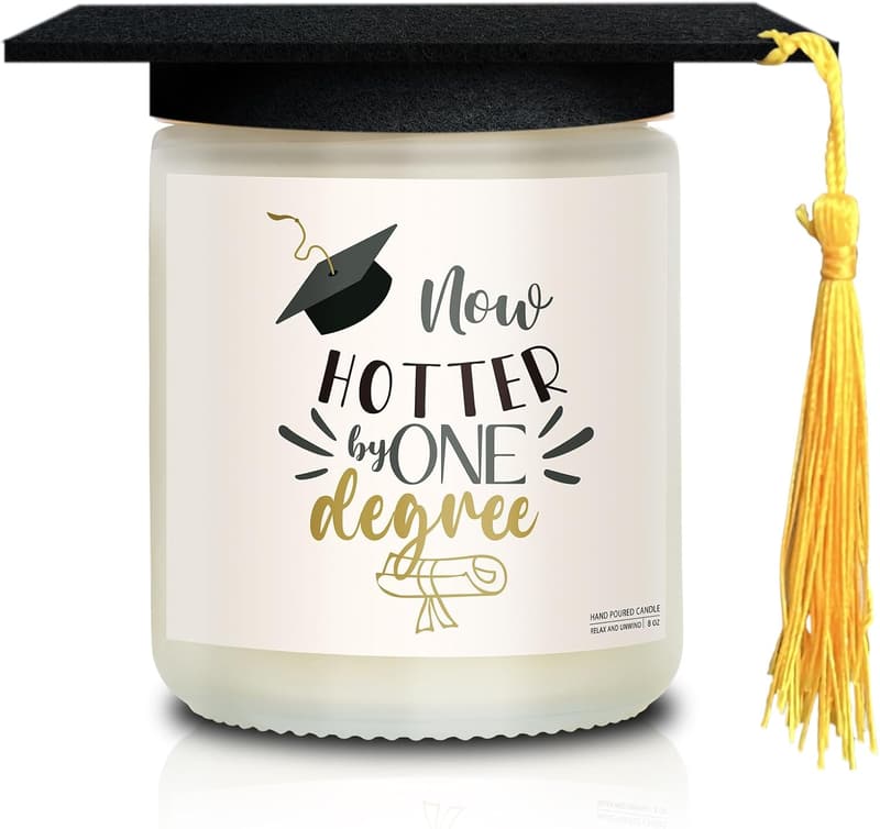 Graduation 2025 - Soy Wax Scented Candle Gift for Her & Him