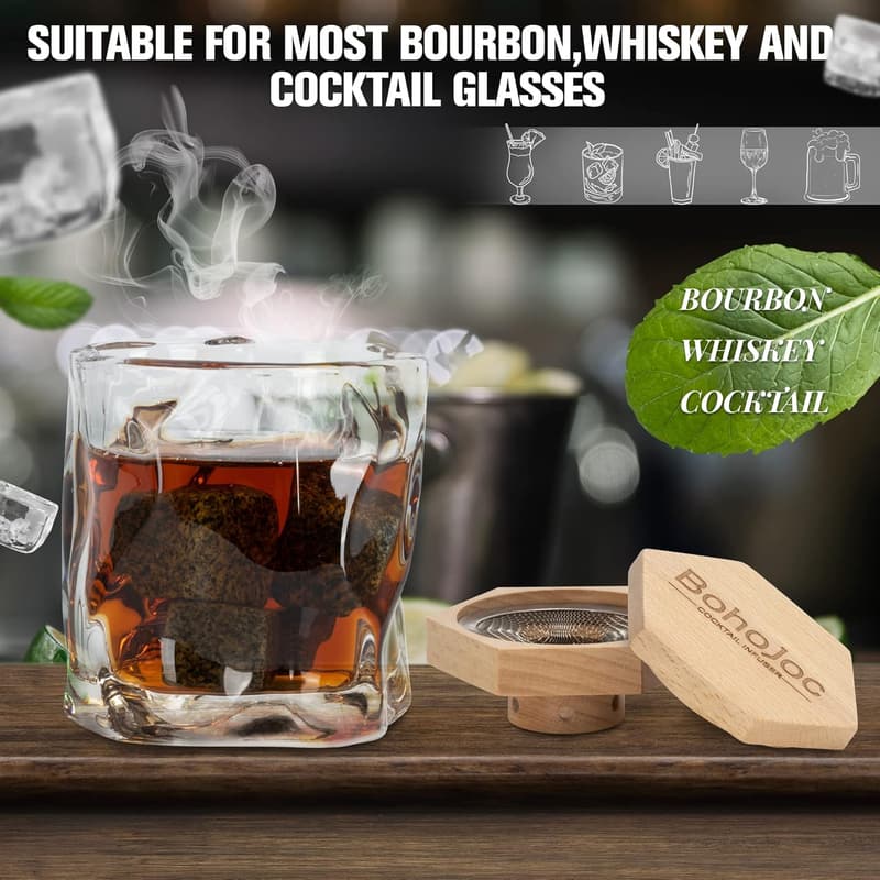 Father's Day Bourbon Whiskey Smoker Kit for Men