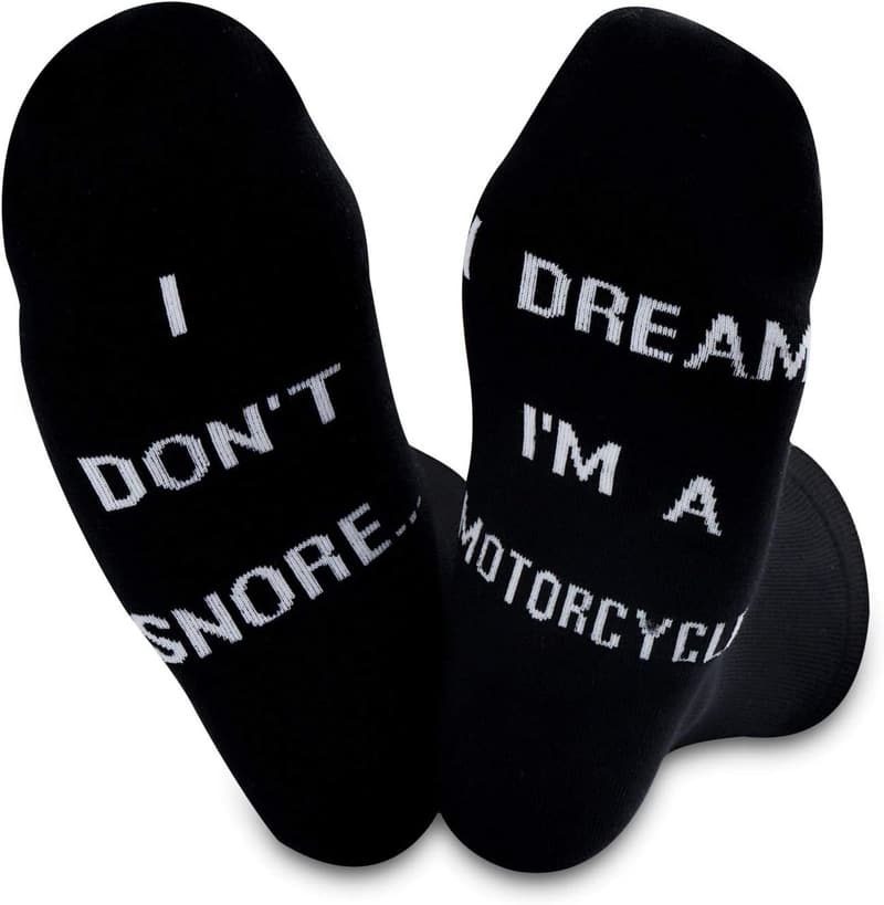 Funny Motorcycle Socks for Men - 