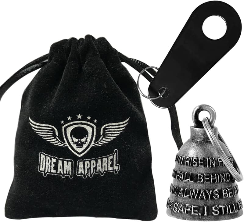 Good Luck Guardian Angel Biker Bell for Riders