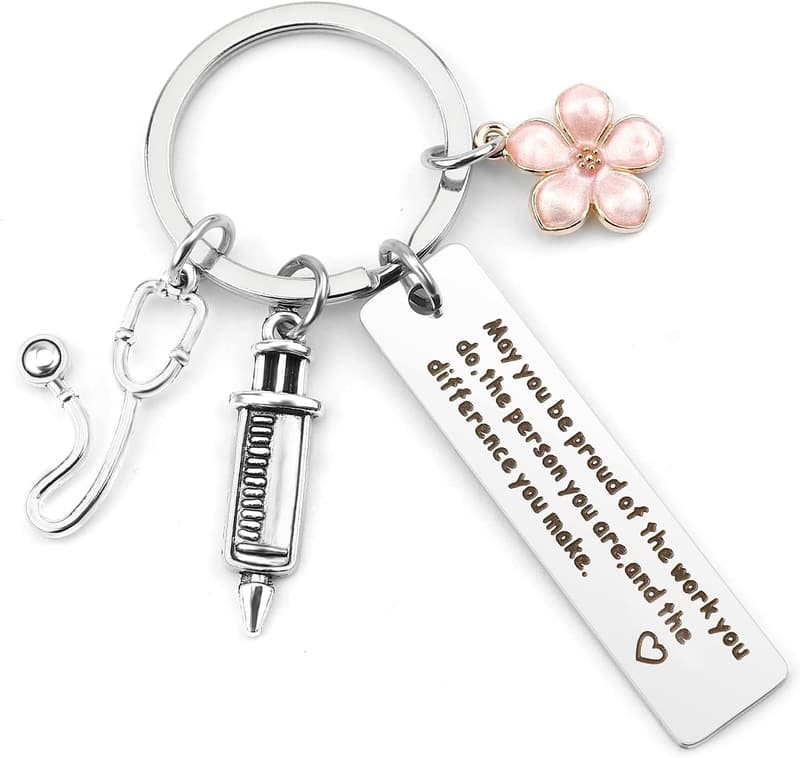 Nurse Week Keychain Gift for Women