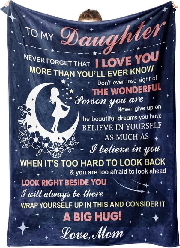 Mother's Day Gift Blanket for Daughter