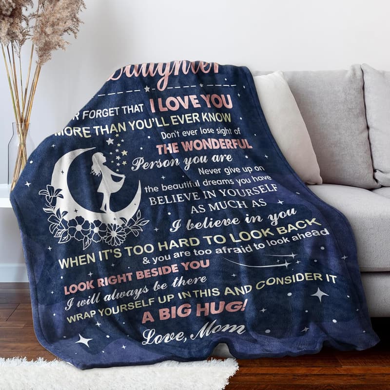 Mother's Day Gift Blanket for Daughter