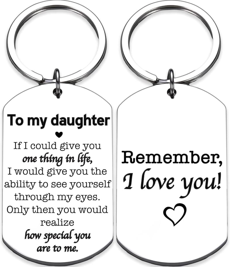 Personalized Keychains for Women and Men, Ideal Gift for All