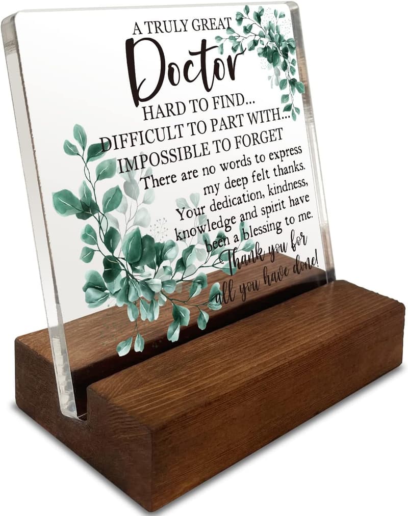 Doctor Appreciation Gifts: Funny Office Decor Sign for Women