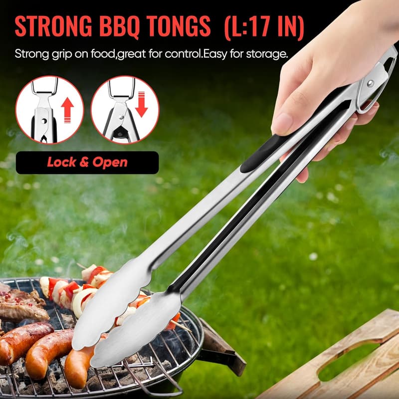 Father's Day BBQ Tool Set - Stainless Steel Grilling Accessories