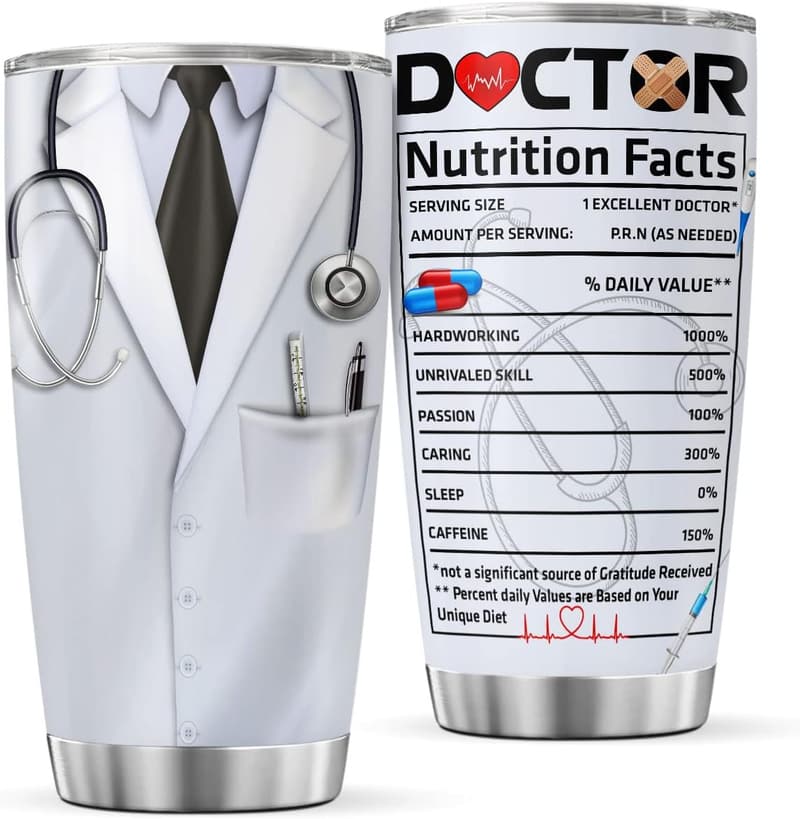 Doctor Appreciation Insulated Tumbler - 20oz Stainless Steel Gift