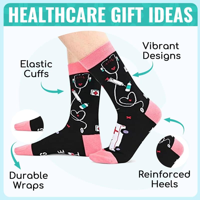 EMT Nurse Gift - Doctor & Vet Tech Socks