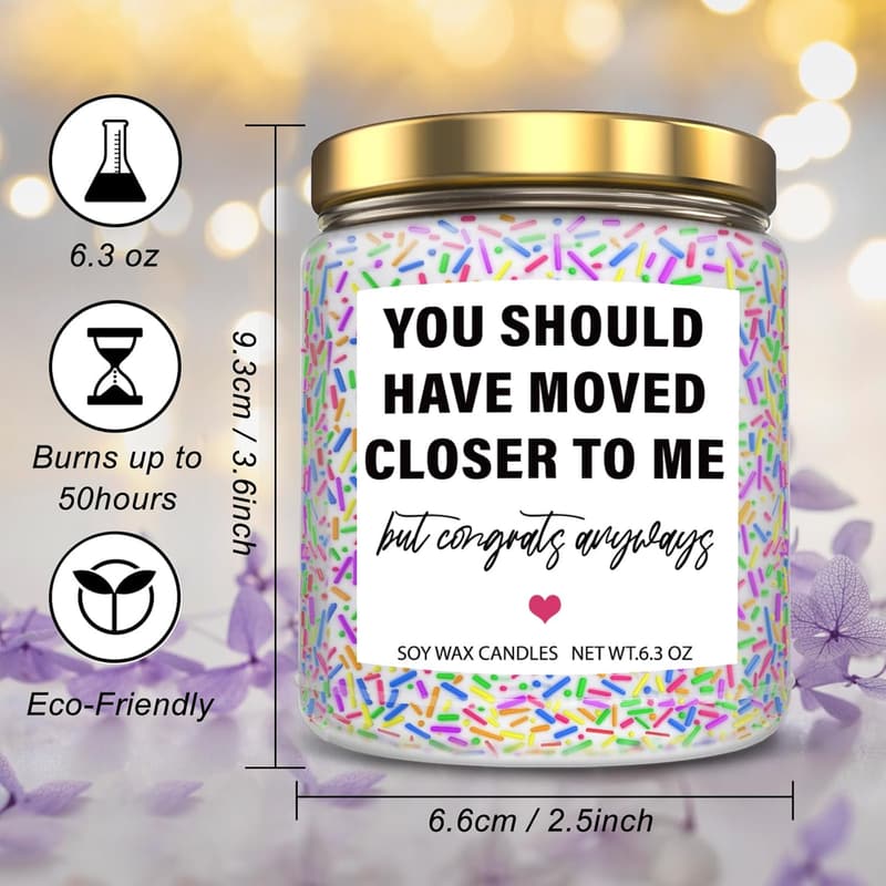 Lavender Scented Candles - Ideal Housewarming Gifts for Friends