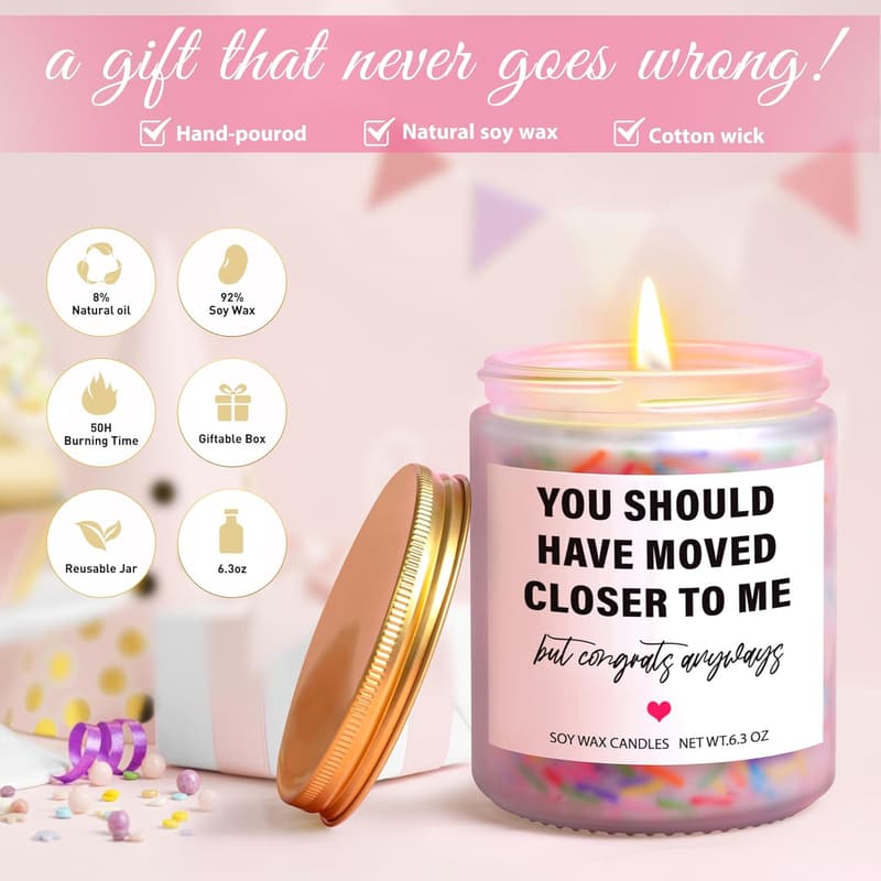 Lavender Scented Candles - Ideal Housewarming Gifts for Friends